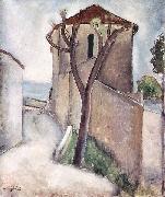 Amedeo Modigliani, Baum und Haus